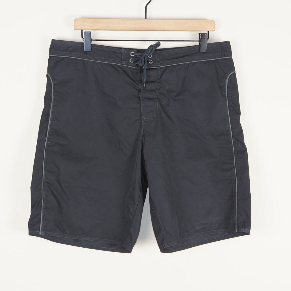 Aether Black Swim Board Shorts Trunks Mens Sz 34
